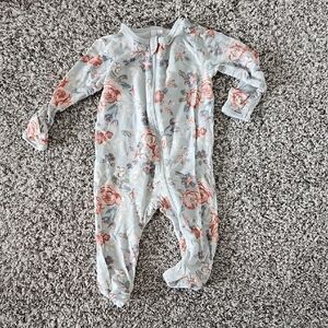 Modern Moments Bamboo Sleeper. 0-3 Months- Floral Print